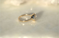 3.05CT Oval Lab Diamond East West Engagement Ring